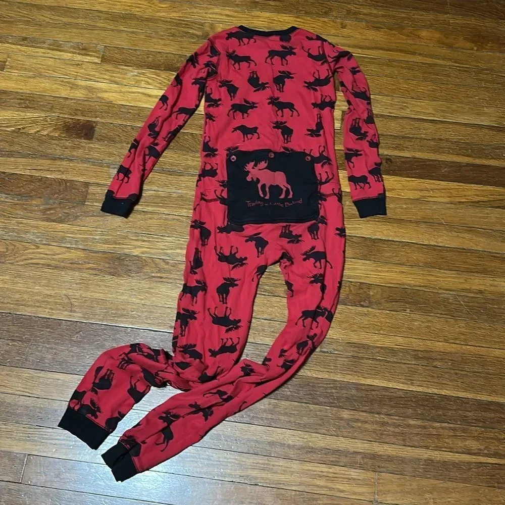 Little Blue House “Trailing a Little Behind” Kids One Piece Pajamas, Sz 12